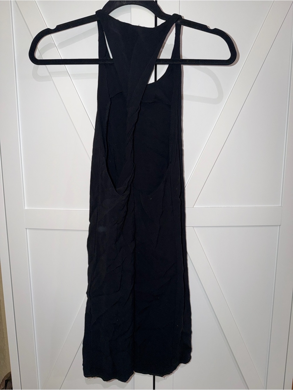 Zara Racerback Black Midi/Mini Dress - Picture 3 of 4